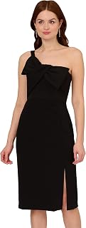 Adrianna Papell Women's Knit Crepe Short Dress