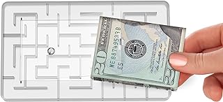 Tech Tools Money Maze Puzzle Gift Box - Stocking Stuffers for Men, Teen Boys and Kids Funny White Elephant Gag Gifts, Creative Cash Holder