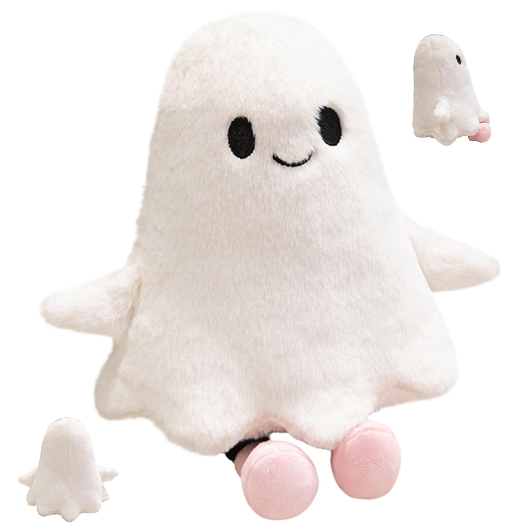 Ghost Plush 12 Inch, Soft Ghost Plush Halloween Decor, White | Ultra Soft Plush 