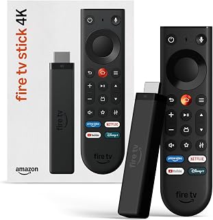 Amazon Fire TV Stick 4K (newest model), simple 4K streaming, new Fire TV Remote, all your apps in one place, free &amp; live TV, find shows faster with Alexa+