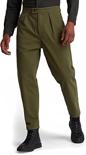 G-STAR Men's Pleated Chino Relaxed Tapered