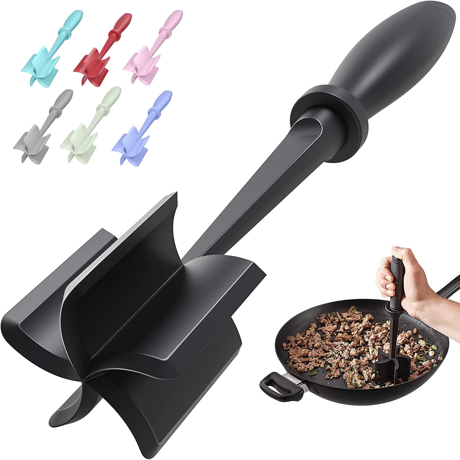 PGYARD Meat Chopper Hamburger Grinder, Kitchen Smasher for Ground Beef | Heat Re