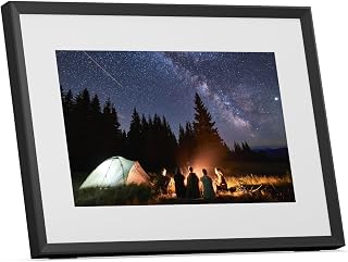 Amazon Alexa Photo Frame 10.1" anti-glare display (all-new), Gift it with a personal voice note, Smart curation, Great for the living room, Designed for Alexa+, Black