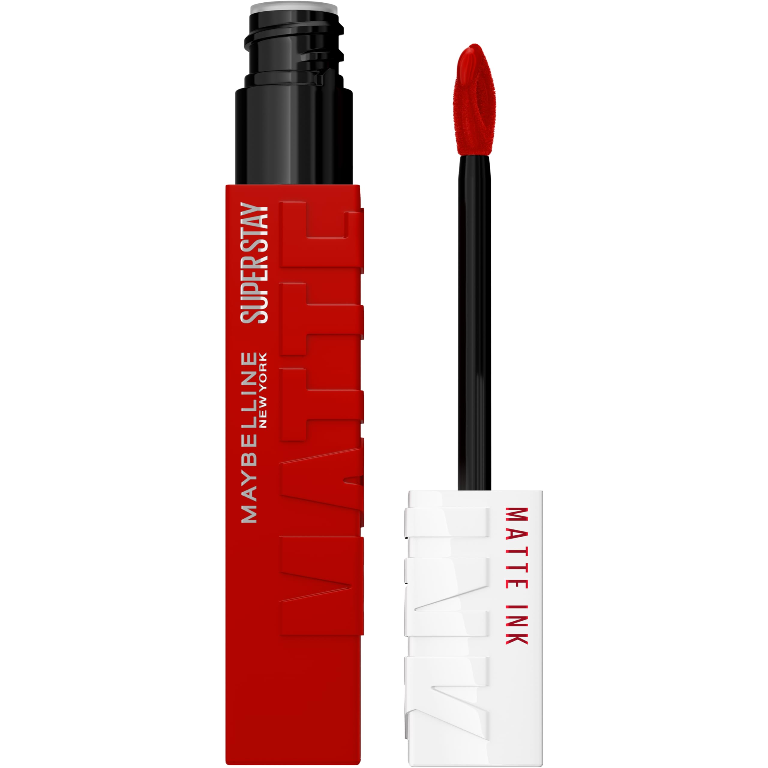 Maybelline Super Stay Matte Ink Liquid Lipstick Makeup, Exhilarator | Ruby Red L