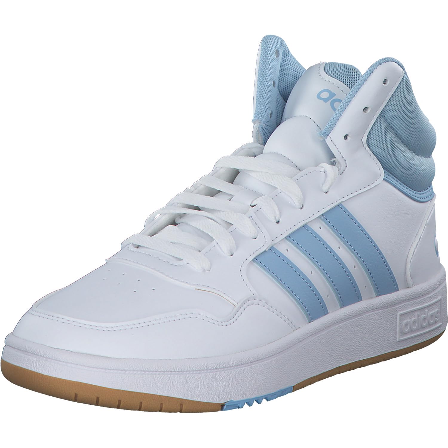adidas Women's Hoops 3.0 Mid Shoes, Cloud White/Clear Sky, 7 UK