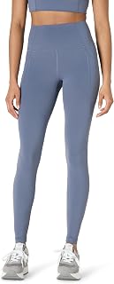 Amazon Essentials Womens Active FormFlex Buttery Soft High Waist 27.5" Inseam Full Length Yoga Workout Leggings with Pockets