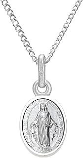 Alexander Castle - Solid Silver Miracle Locket Necklace (12mm) with 16" Chain - Sterling Silver, Sterling Silver, Sterling Silver
