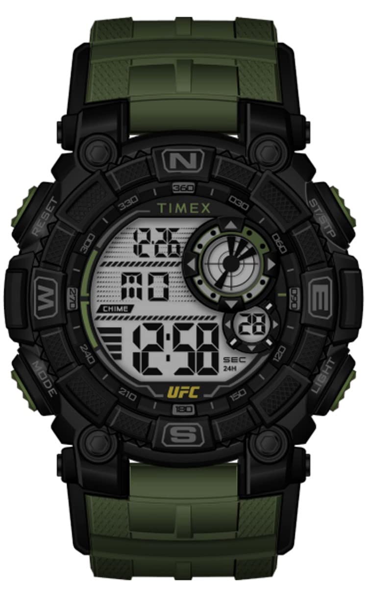 Timex Men's Digital Watch with a Plastic Strap UFC Redemption