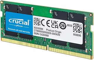 Crucial DDR4 RAM 8GB 3200MHz SODIMM CL22, Laptop Computer Memory, Mini PC (or 2933MHz, 2666MHz) - CT8G4SFRA32A