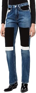 Calvin Klein Women's High Rise Straight Fit Jeans