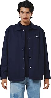 Lacoste CH5824L Men's Plain x Buffalo Check Reversible Shirt Outerwear