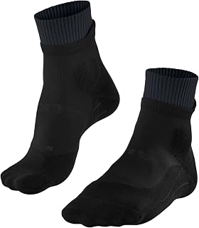 FALKE Men's RU Trail Running Socks Lightweight Cushioning Anti Blister Compression Zones for Ankle Support Low Cut Short Quick Dry Breathable Functional Yarn 1 Pair