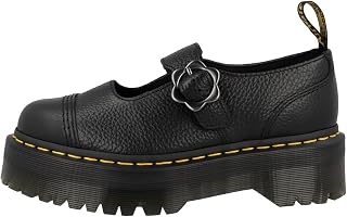 Dr. Martens Womens Addina Flower Mary Jane Flat