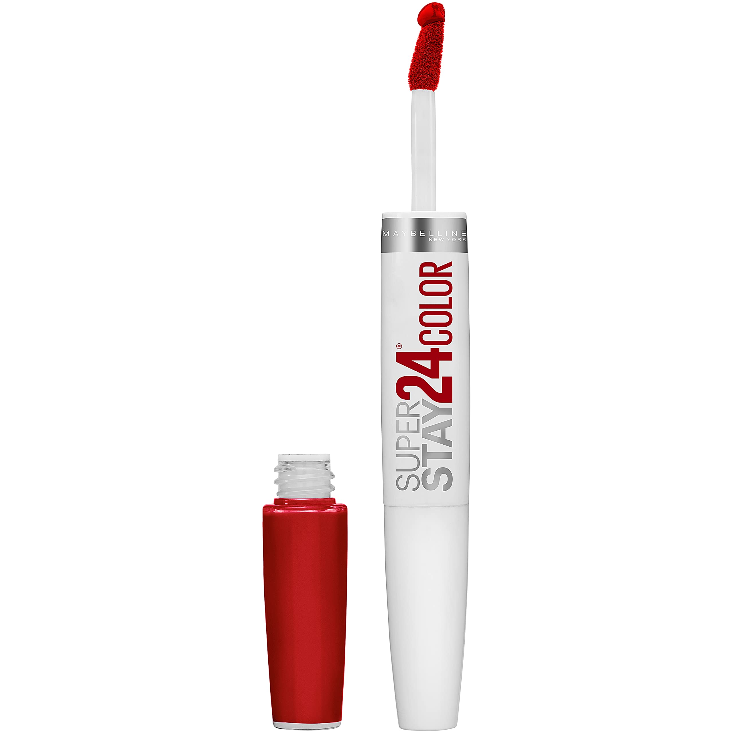 Maybelline Super Stay 24 2-Step Liquid Lipstick, Keep It Red 35