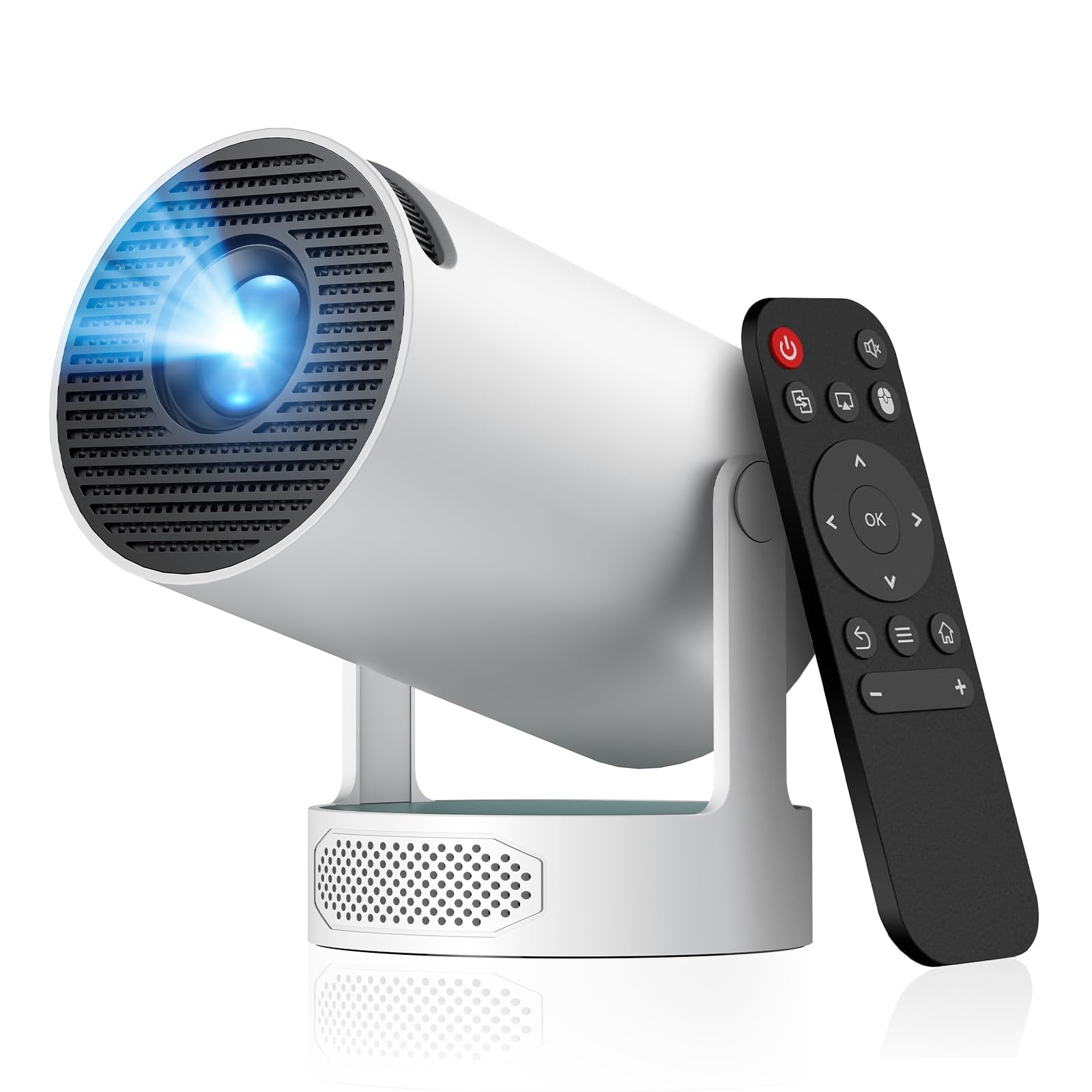 CAMWORLD Mini Portable Projector with WiFi 6 & Bluetooth, Auto Keystone | Portab