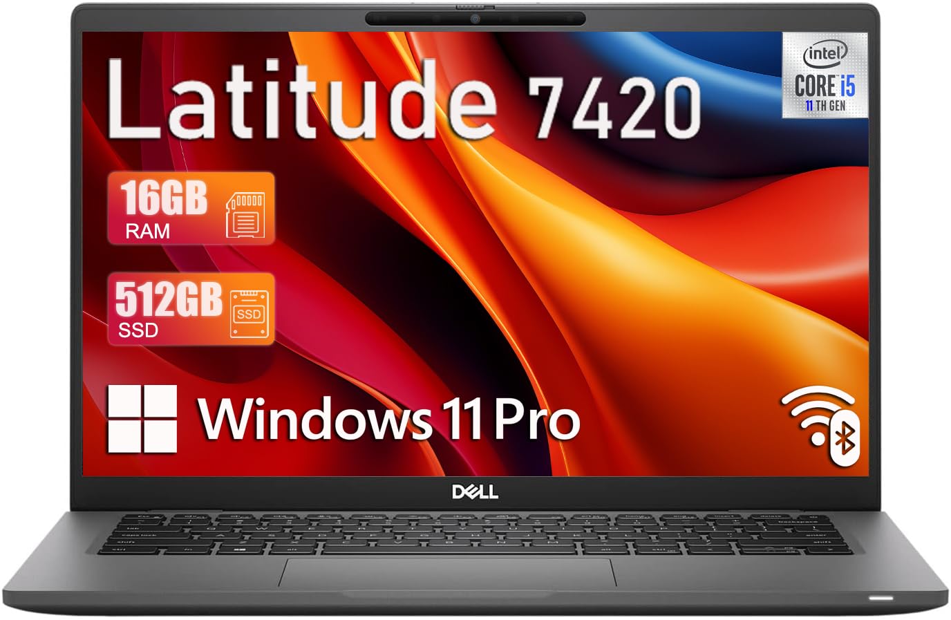 Dell Latitude 7420 14-inch FHD (1920×1080) Laptop Computer, Intel Core i5-1145G7