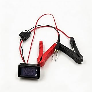 Parasitic Battery Drain Tester, Car Battery Leakage Detector with Fuse Adapter, Safe No-Disconnect Current Leak Finder Diagnostic Tool for Vehicles, Trucks &amp; SUVs