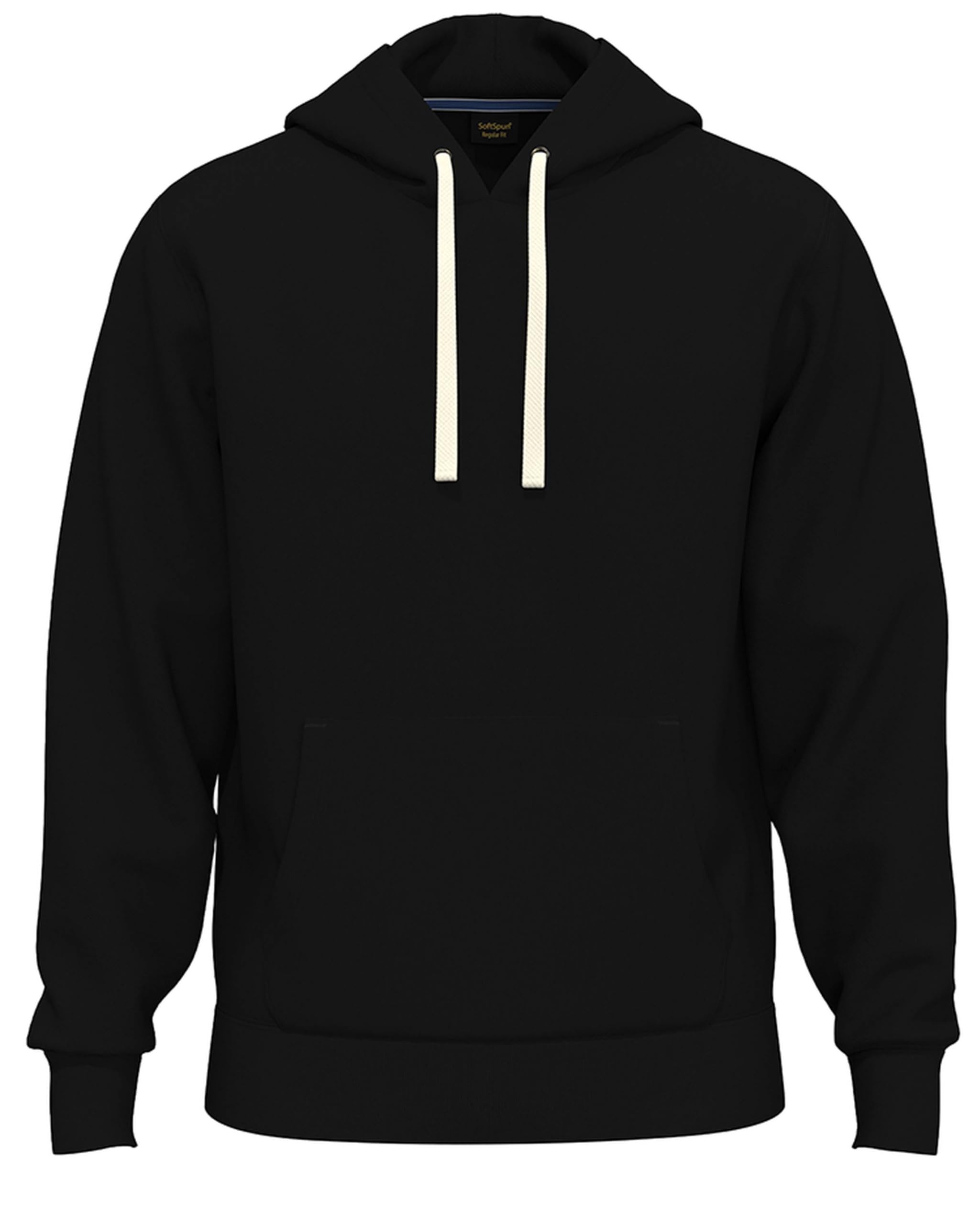SoftSpun Men's Hooded Sweatshirt | Premium Quality | Men's Plain Sweatshirt | Wa