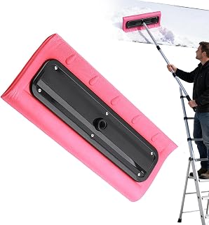 Roof Rakes for Snow, Snow Foam Broom Pusher Shovels | Convenient, Durable, Lightweight, Safe, And Versatile, For Garages, Homes, Lawns, Backyards, Outdoor Driveways