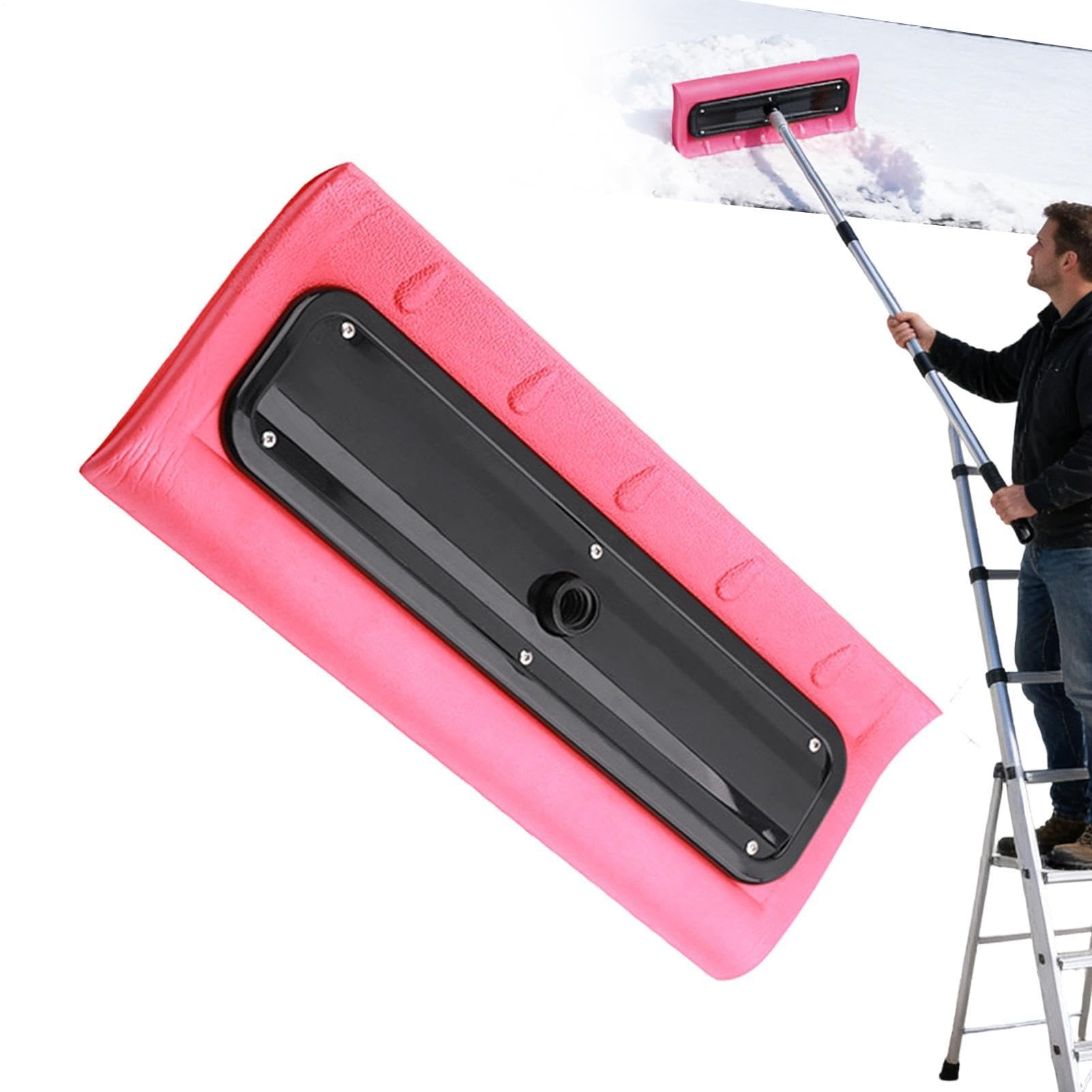 Roof Rakes for Snow, Snow Foam Broom Pusher Shovels | Convenient, Durable, Light