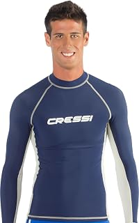 Cressi Rash Guard-Men's Long-Sleeved T-Shirt in Stretch Fabric Filter Protection