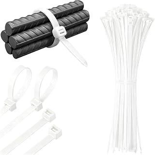 Zip Ties 12" Heavy Duty Nylon Cable Ties Self Locking Zip Ties 60lb Tensile Strength for Home Workshop 100pcs