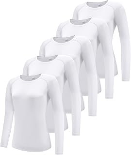 Boyzn 1/3/5 Pack Womens Short / Long Sleeve T Shirts Quick Dry UPF 50+ Sun Protection