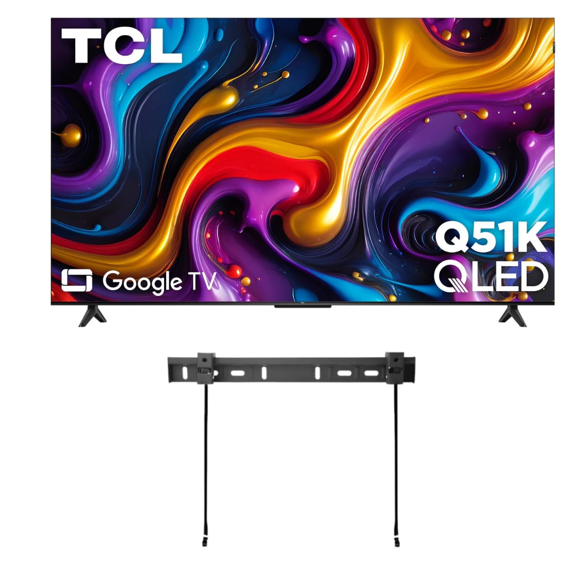 TCL 55" Q51K Series Q-LED 4K UHD HDR Smart TV with Google TV Dolby Vision, 