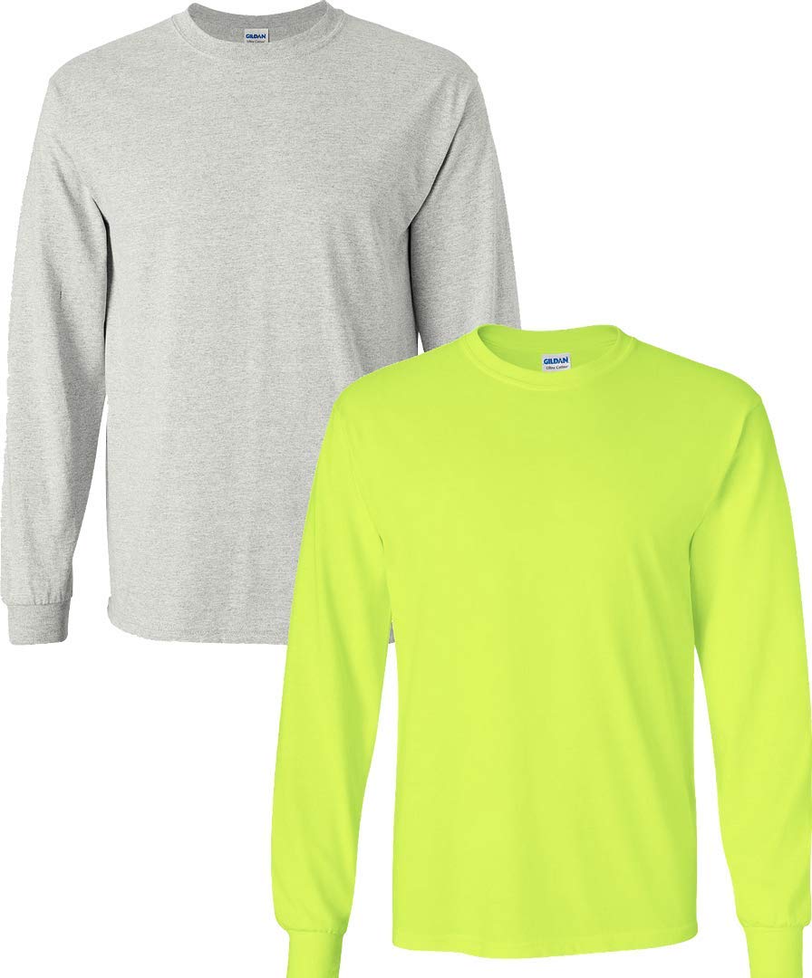 GILDAN Men's Ultra Cotton Long Sleeve T-Shirt G240