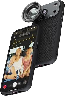 ShiftCam P.Series 16mm Wide Angle Lens, 0.67X, Ultra Wide, 100° FOV | Capture more in every frame with a 16mm wide-angle lens, 100° field of view, and compact design for travel & groups