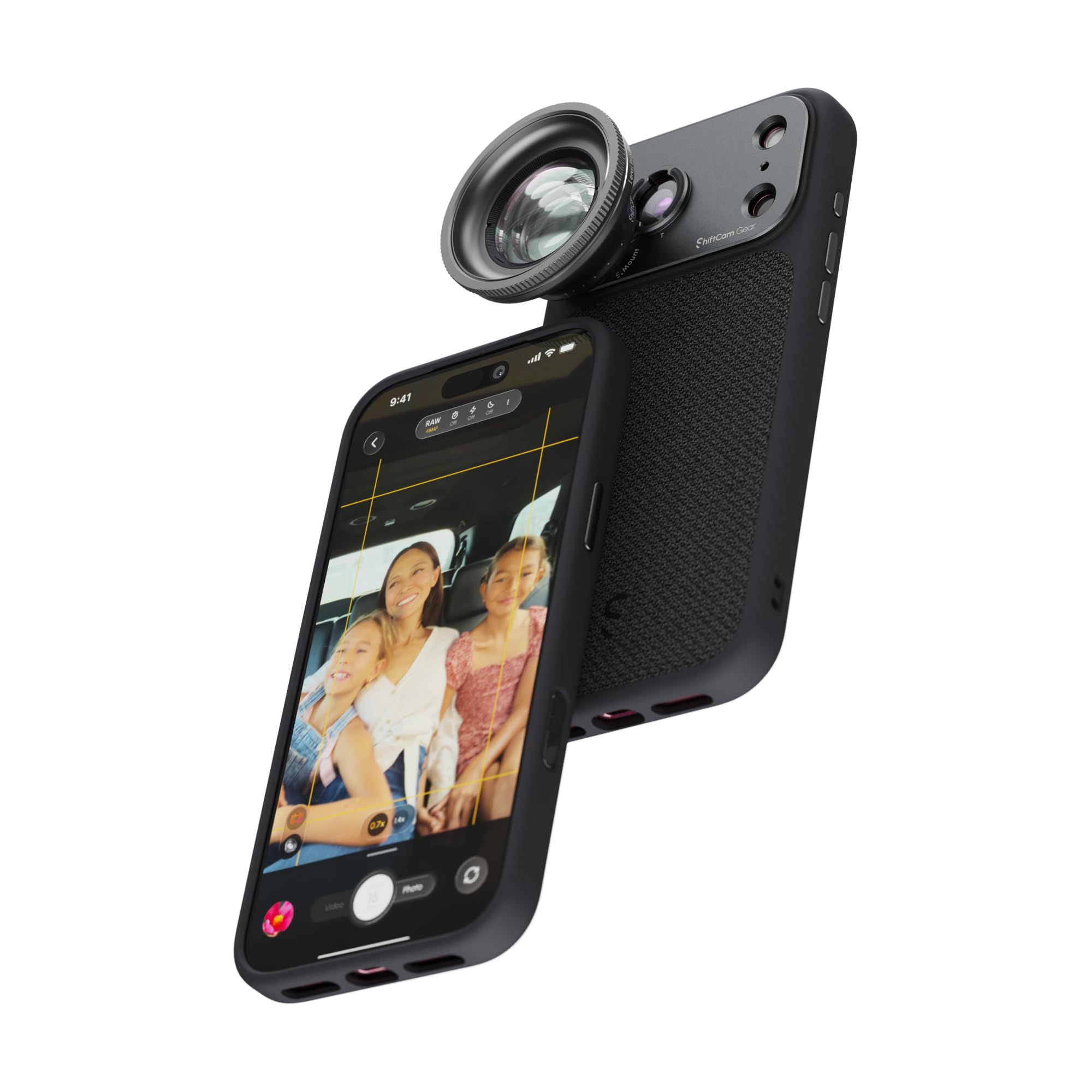 ShiftCam P.Series 16mm Wide Angle Lens, 0.67X, Ultra Wide, 100° FOV | Capture mo