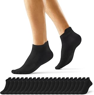 10 Pairs Men's Short Socks Women's Short Cotton Sports Socks Low Breathable Running Elastic Tennis