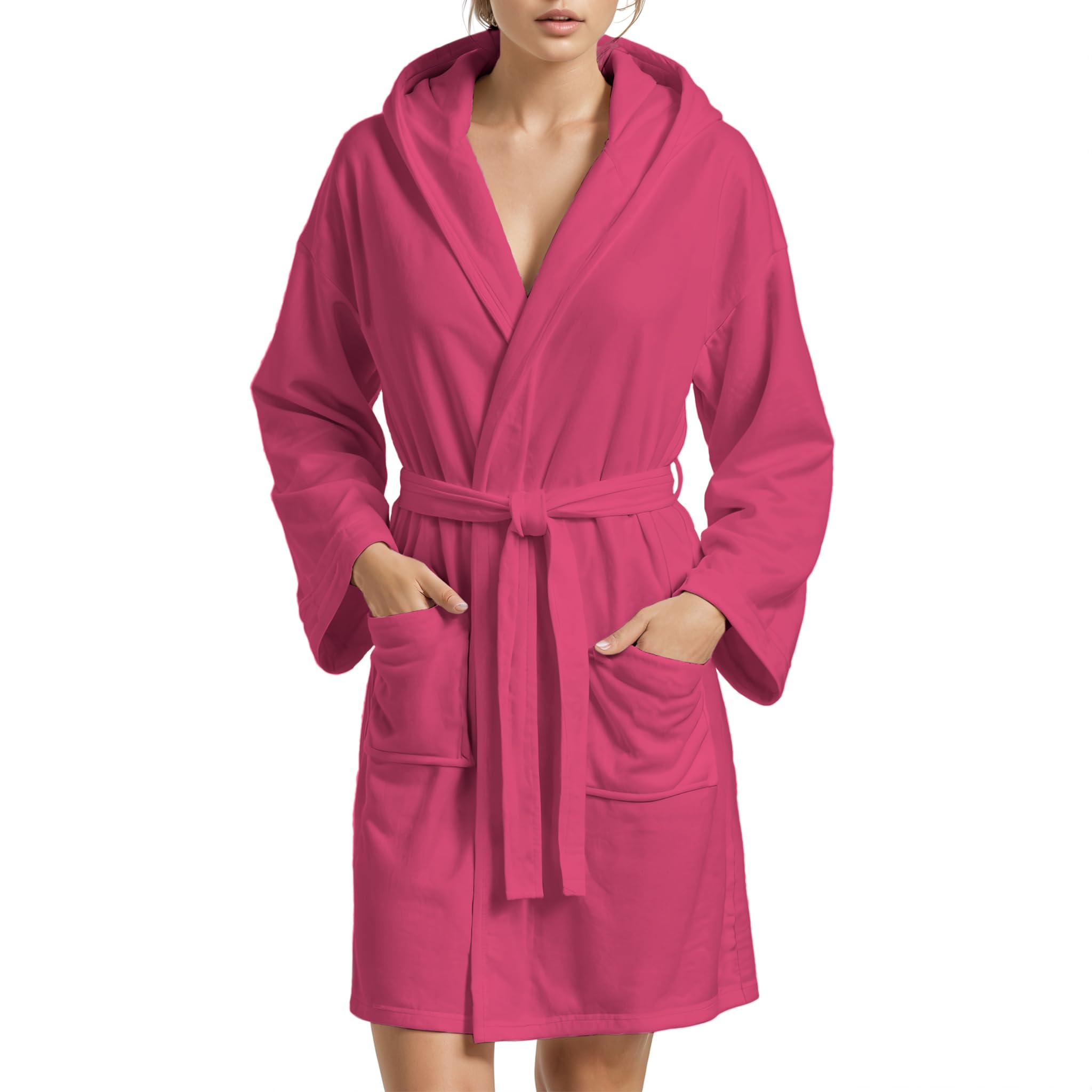 PETTI Artigiani Italiani Unisex, Hooded Microfiber Bathrobe