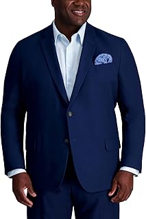 Haggar Smart Wash Performance Classic Fit Big & Tall Suit Separates – Pants & Jackets Men's Sports Jacket (Pack of 1)