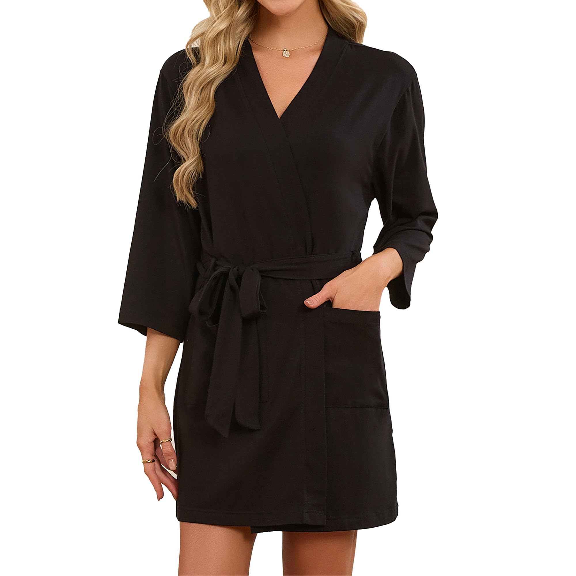 U2SKIIN Womens Dressing Gown, Soft Shawl Collar Warm Spa Dressing Gowns