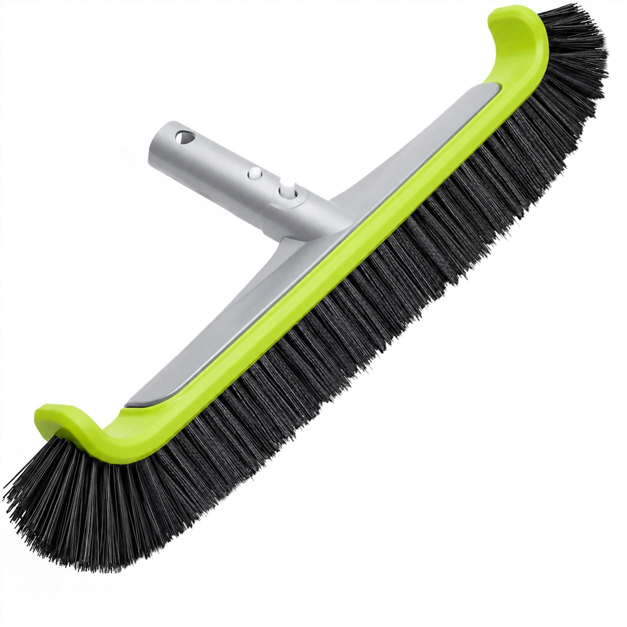 17.5-Inch Curved Pro Pool Brush Head for All Pool Surfaces | For inground and ab