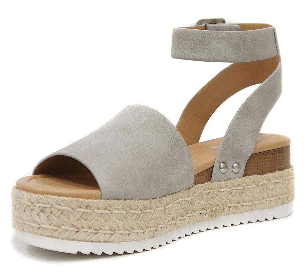 Soda Theme:, Women's Espadrilles Wedge Sandal