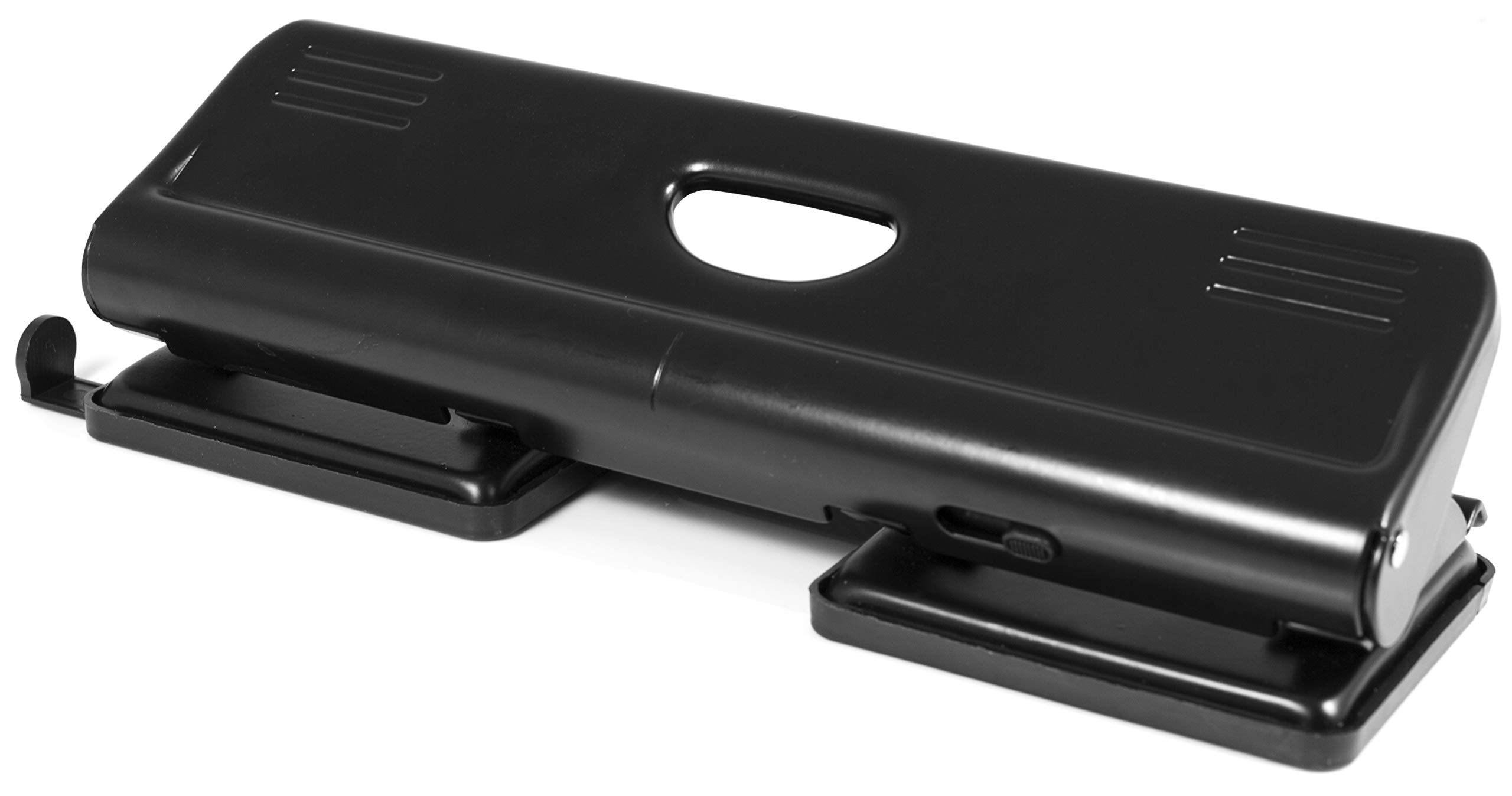 PAVO 4 Hole Punch with Lock - 22 Sheet Capacity - Black