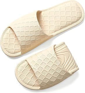 Four Seasons Women Men Non-Slip Sandals and Slippers Lightweight Portable Foldable Travel Home Bathroom