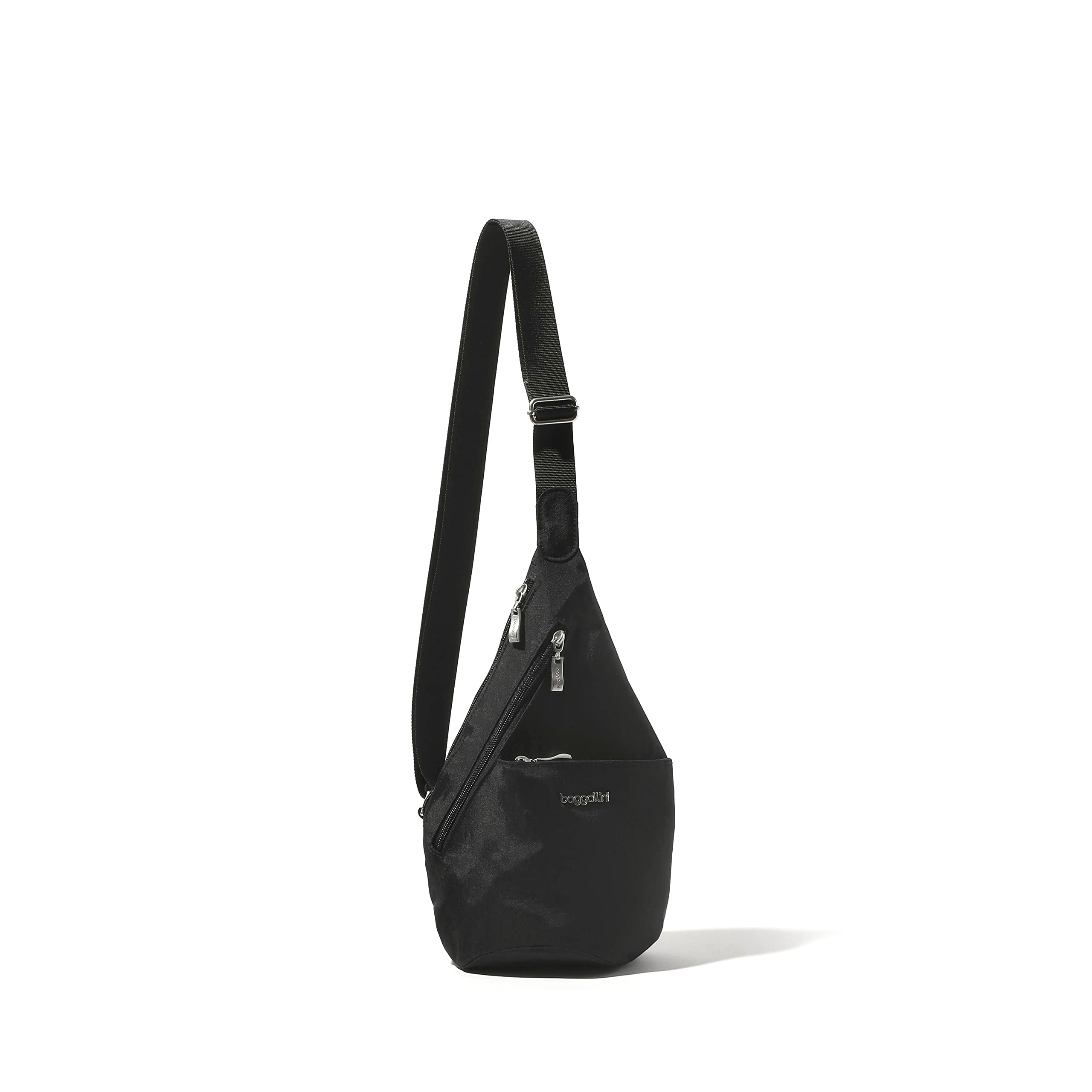 Baggallini womens Mini Sling - 12x7" Sling Crossbody Bag Backpack With Adjustabl