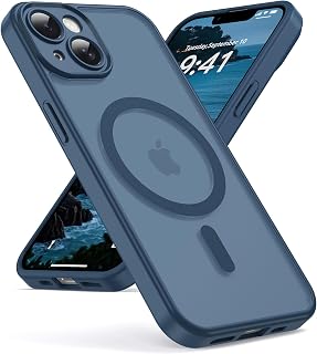 Oududianzi - Magnetic Cover for iPhone 13 Magsafe Case, Blue