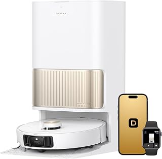 Dreame (Doremi) L40s Pro Ultra Robotic Vacuum Cleaner with Automatic Dust Collection, Mop Self-Cleaning, Automatic Washing and Drying Function, Dual Cleaning for Dry and Wet, Powerful Suction 19,000