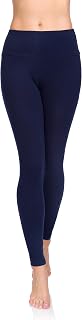 SOFTSAIL Women's Leggings 95% Cotton Leggings for Women High Waist Total Length Legging Elastic Trousers Leisure Relax Walking