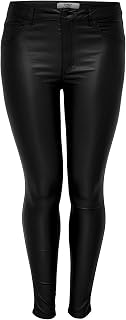 ONLY Carmakoma Carpunk Reg SK Coated Pants Women's Skinny Jeans