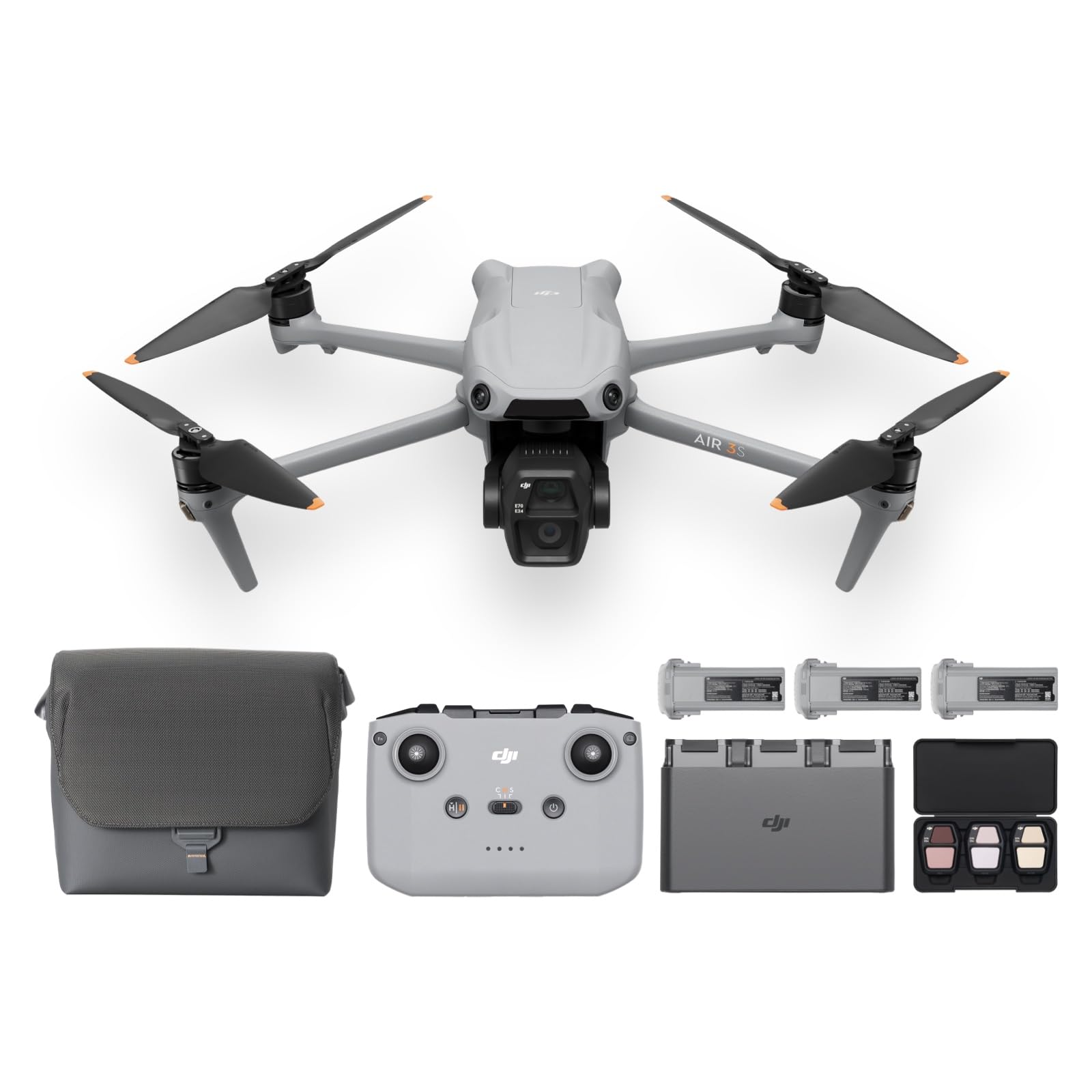 DJI Air 3S Fly More Combo (RC-N3 Included) Camera Drone with 1 Inch CMOS