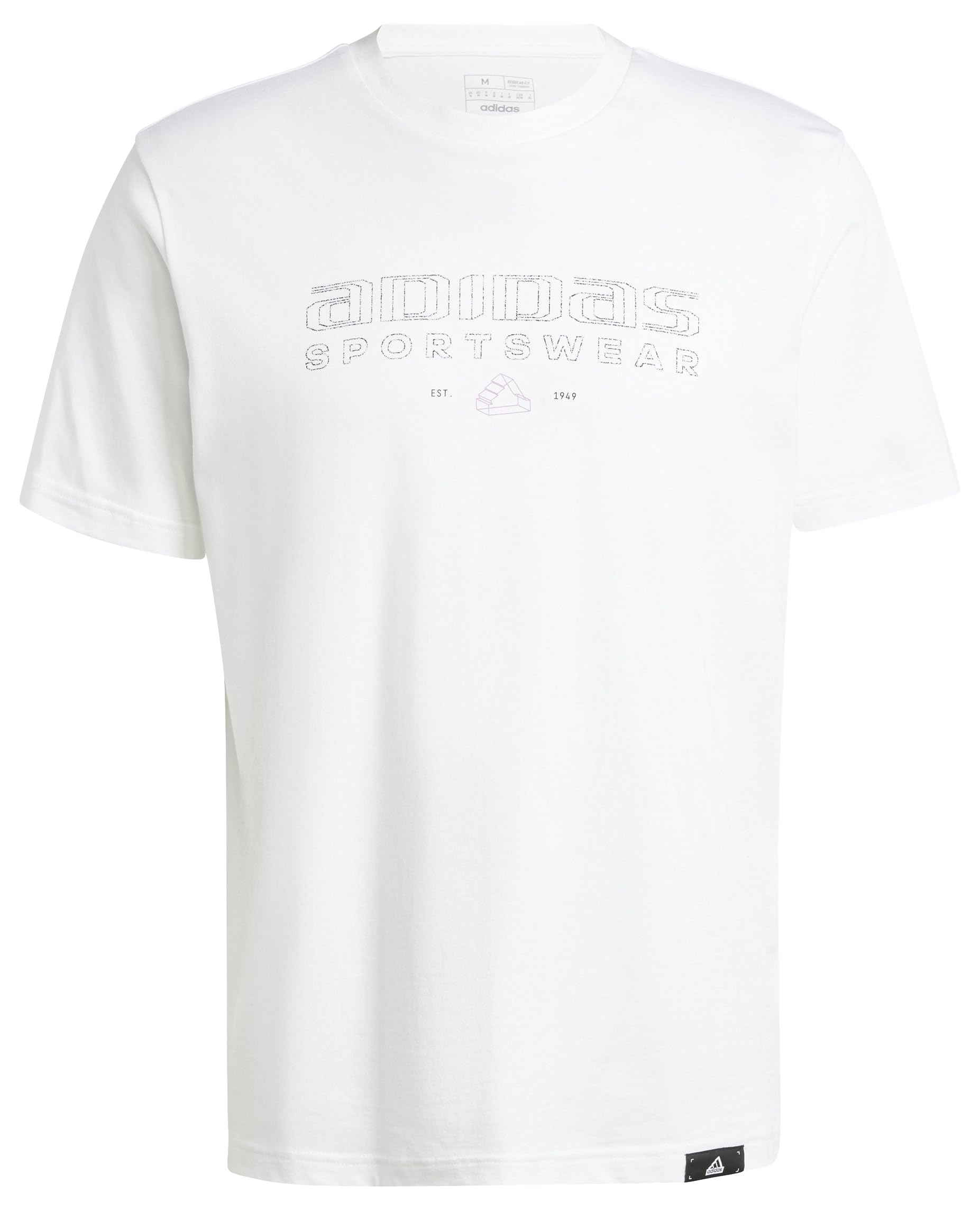 adidas Men's Essentials Linear Single Jersey T-Shirt