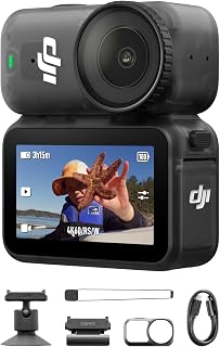 DJI Osmo Nano Standard Combo (128GB), 4K Wearable Camera, 1/1.3″ Sensor | 1/1.3″ Sensor | 4K/60fps & 143° Wide FOV | 200-Min Battery | Swift Content Transfer | Magnetic Wearable Design