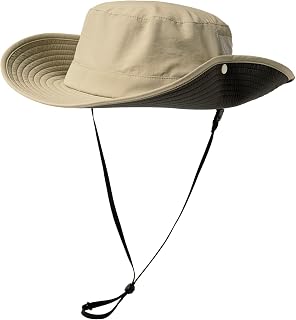 TOP-EX XL/XXL UPF 50 Wide Brim Sun Hat with Sunglasses Lock - Waterproof, Lightweight & Breathable - Men & Women's Summer Bucket Hat for Fishing, Hiking Packable & Windproof Outdoor Cap