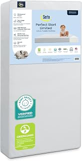 Serta Perfect Start Limited Dual Sided Baby Crib Mattress and Toddler Mattress, Breathable Fiber Core, GREENGUARD Gold Certified, Waterproof, 7 Year Warranty, Made in USA