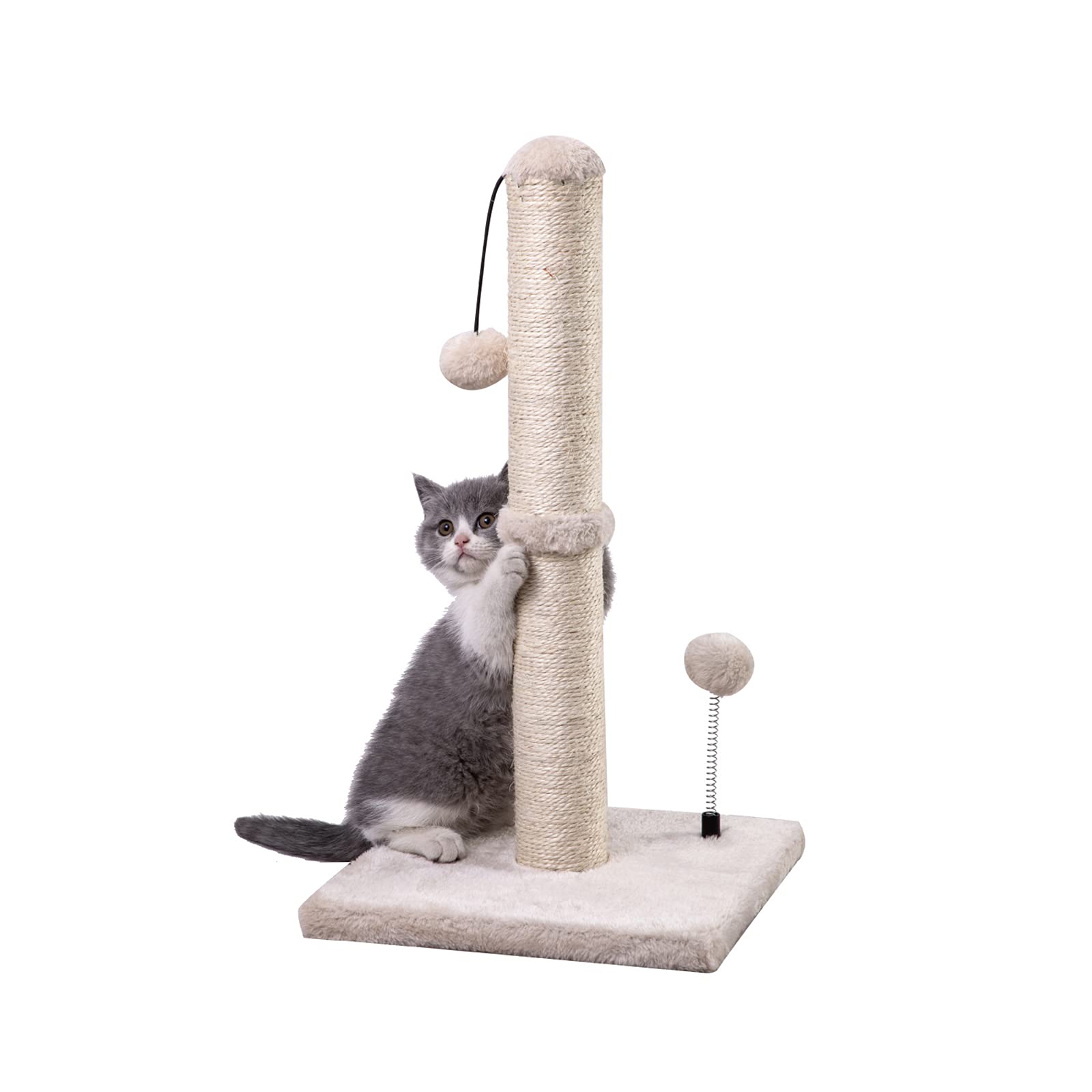MECOOL Cat Scratching Post Premium Basics Kitten Scratcher Sisal Scratch Posts w